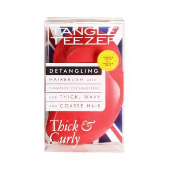 商品Tangle Teezer Thick & Curly Detangling Hairbrush - Salsa Red图片