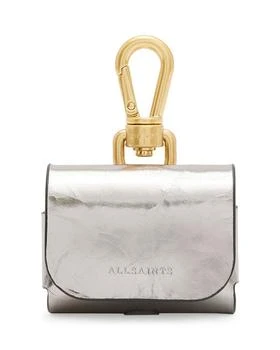 ALL SAINTS | Metallic Leather Airpods Case,商家Bloomingdale's,价格¥362