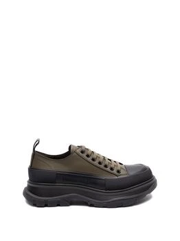 推荐Alexander McQueen Leather Lace-Up Shoes商品