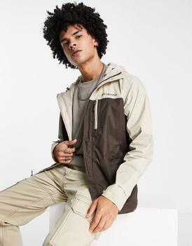 Columbia | Columbia Pouring Adventure waterproof jacket in brown and stone商品图片,