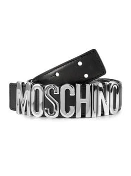 Moschino | Logo Leather Belt,商家Saks OFF 5TH,价格¥1514