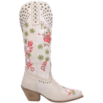 推荐Poppy Floral Snip Toe Cowboy Boots商品