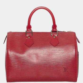 路易威登包评价, [二手商品] Louis Vuitton | Louis Vuitton Red  Epi Speedy 25商品图片 9.5折