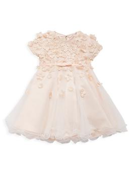 推荐Baby Girl's & Little Girl's Floral Appliqué Organza Dress商品