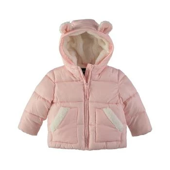 S Rothschild & CO | Rothschild Baby Girls Sherpa Hooded Animal Puffer Jacket 5折