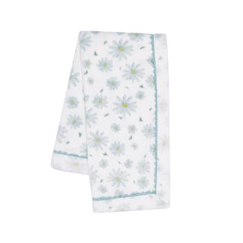 商品Lambs & Ivy | Sweet Daisy White/Blue Floral Soft Luxury Fleece Baby Blanket,商家Macy's,价格¥179图片