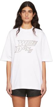 We11done | White Cotton T-Shirt商品图片,2.4折