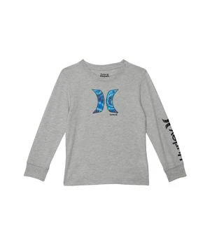 Hurley | Long Sleeve Graphic T-Shirt and Beanie Gift Set (Little Kids),商家Zappos,价格¥170