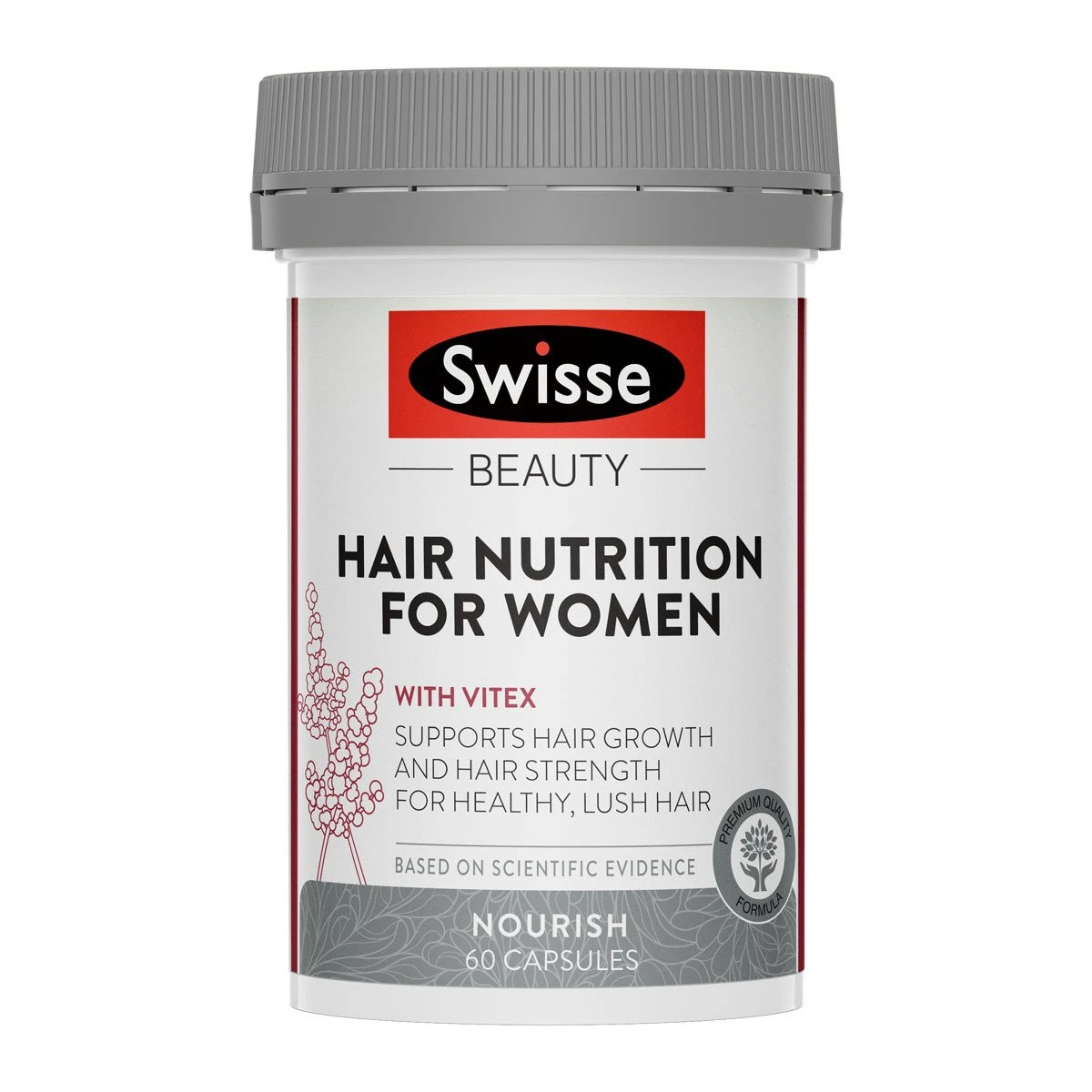 推荐澳洲swisse男性女性防脱发生发养发护发片60粒强韧发根头发营养商品