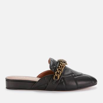 推荐Kurt Geiger London Women's Chelsea Leather Flat Mules - Black商品