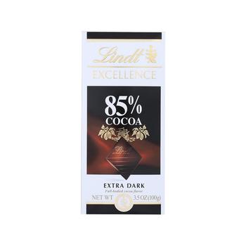 商品LINDT | Chocolate Bar - Dark Chocolate - 85 Percent Cocoa - Extra Dark - 3.5 oz Bars - Case of 12,商家Macy's,价格¥398图片