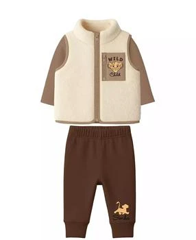 Disney | Baby Boys 3-Piece Lion King Vest, Top and Joggers Set,商家Macy's,��价格¥383