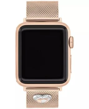 Coach | Rose Gold-Tone Stainless Steel Mesh Bracelet for 38, 40, 41mm Apple Watch,商家Macy's,价格¥655