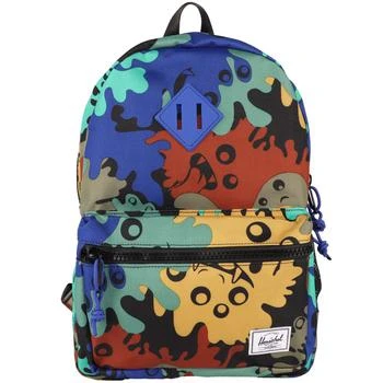 Herschel Supply | Colorful blob monsters black kids backpack,商家BAMBINIFASHION,价格¥560