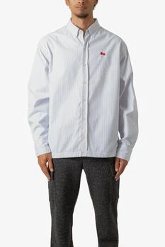 推荐Poppy Striped Oxford Shirt - Blue/White商品