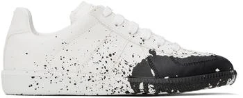 推荐White & Black Paint Replica Sneakers商品