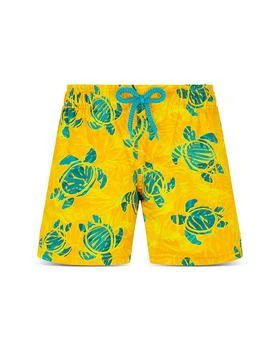 Vilebrequin | Boys' Turtles Madrague Stretch Printed Regular Fit Swim Trunks - Little Kid, Big Kid,商家Bloomingdale's,价格¥1190
