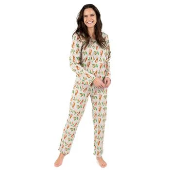 Leveret | Womens Two Piece Cotton Loose Fit Pajamas Rabbit,商家Premium Outlets,价格¥227