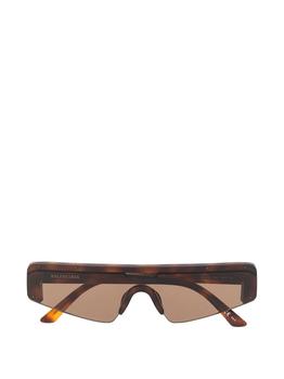 商品Tortoise Shell Effect Ski Sunglasses Brown图片