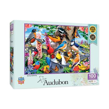 商品MasterPieces Puzzles | MasterPieces 100 Piece Jigsaw Puzzle for Kids - Audubon Spring Gathering - 14"x19",商家Macy's,价格¥129图片
