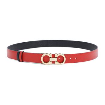加拿大菲拉格慕腰带, Salvatore Ferragamo | SALVATORE FERRAGAMO  GANCINI LEATHER BELT商品图片 7.6折