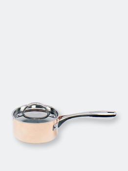 BergHOFF | Berghoff Copper Tri-Ply 3 Qt. Covered Saucepan, Polished商品图片,5.9折×额外9.5折, 额外九五折