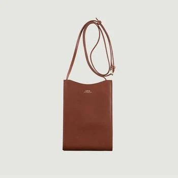 推荐Jamie leather neck pouch bag Hazelnut APC PARIS商品
