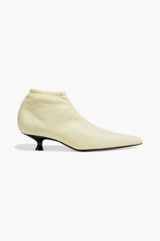 Khaite | Volos stretch-leather ankle boots商品图片,2折, 满1件减$7, 满一件减$7