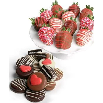 Chocolate Covered Company | Love Sprinkles Belgian Strawberries and Oreo Cookies, 24 Piece,商家Macy's,价格¥719