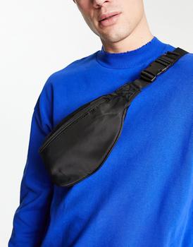 商品New Look cross body bum bag in black图片