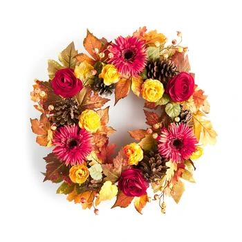 Charter Club | Harvest Floral Full Wreath, Created for Macy's 3.4折