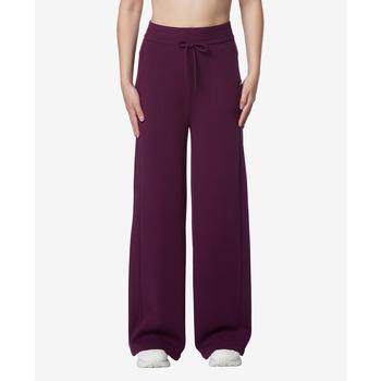 Marc New York by Andrew Marc | Women's Full Length Chunky Rib Wide Leg Pants商品图片,