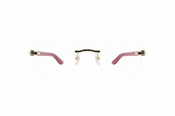 Cartier | Cartier Rectangle Frame Glasses 7.6折