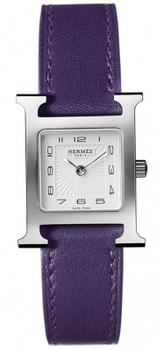 爱马仕手表真假, Hermes | White Dial Ladies Purple Leather Watch 036710WW00商品图片 7折