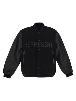 Represent | Logo Applique Bomber Jacket商品图片,7.9折×额外8.5折, 额外八五折