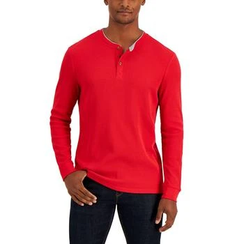 Club Room | Men's Thermal Henley Shirt, Created for Macy's 4.2折
