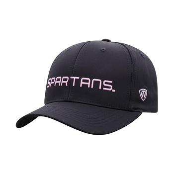 推荐Women's Black Michigan State Spartans Secret Adjustable Hat商品