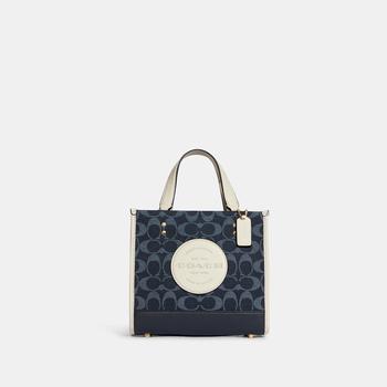 product Coach Outlet Dempsey Tote 22 In Signature Jacquard With Coach Patch image