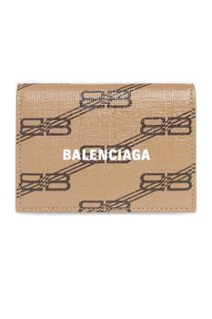 Balenciaga | Balenciaga All-Over Logo Mini Wallet商品图片,7.6折