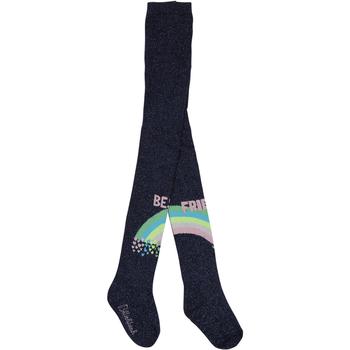 推荐Billieblush Blue Tights For Girl With Logo And Rainbow商品