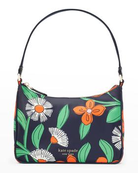 kate spade bag男包, Kate Spade | sam the little better daisy vines-print small shoulder bag商品图片 