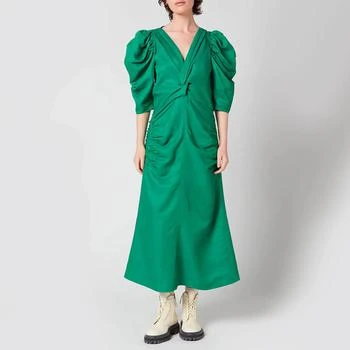 推荐Proenza Schouler Women's Linen Viscose Shirred Sleeve Dress商品