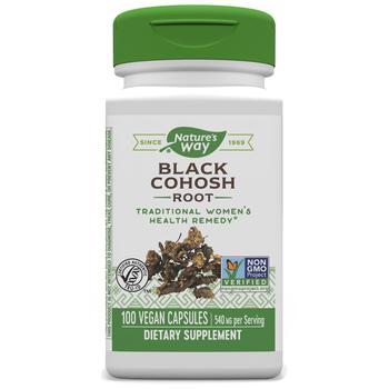 Nature's Way | Black Cohosh Root 540 mg Dietary Supplement Capsules商品图片,满$80享8折, 满折