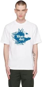 推荐White 'Monday' T-Shirt商品