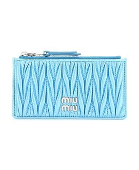 推荐Miu Miu Matellassé Nappa Leather Cardholder商品