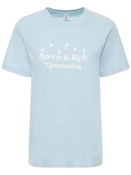 Sporty & Rich | Sr Gymnastics T-shirt商品图片,4.4折