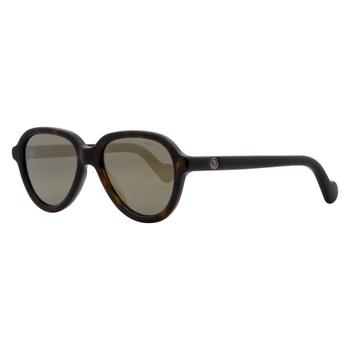 商品Moncler | Moncler Aviator Sunglasses ML0043 52C Dark Havana 52mm 0043,商家Premium Outlets,价格¥1079图片