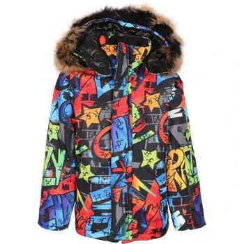 推荐Colorful graffiti print winter jacket商品