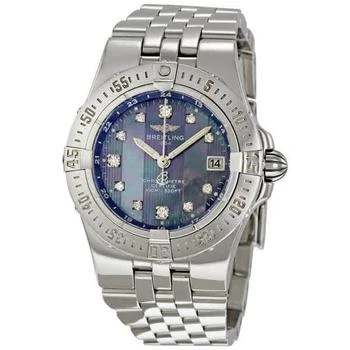 推荐Starliner Blue Mother of Pearl Diamond Dial Ladies Watch A7134012-C694SS商品