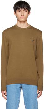 Fred Perry | Brown Classic Sweater商品图片,4.1折